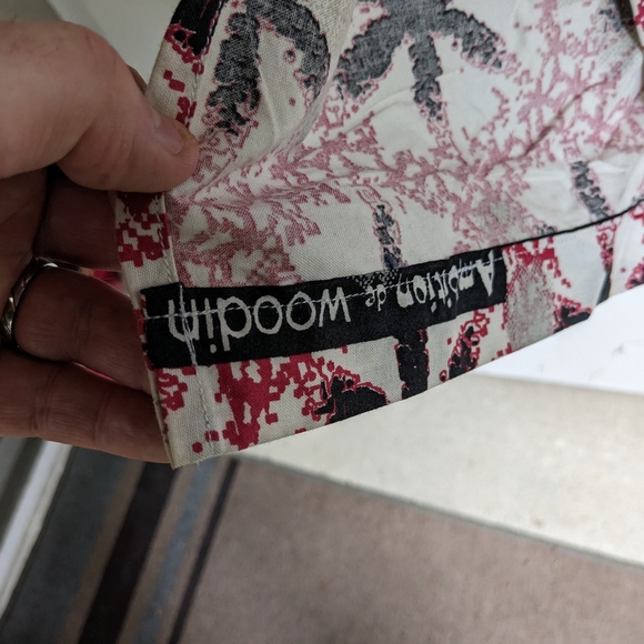 Ambition de Woodin red black and white long sleeve tunic, black - Picture 3 of 3